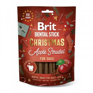 BRIT DENTAL CHRISTMAS APPLE STRUDEL suņu gardums 250g N7